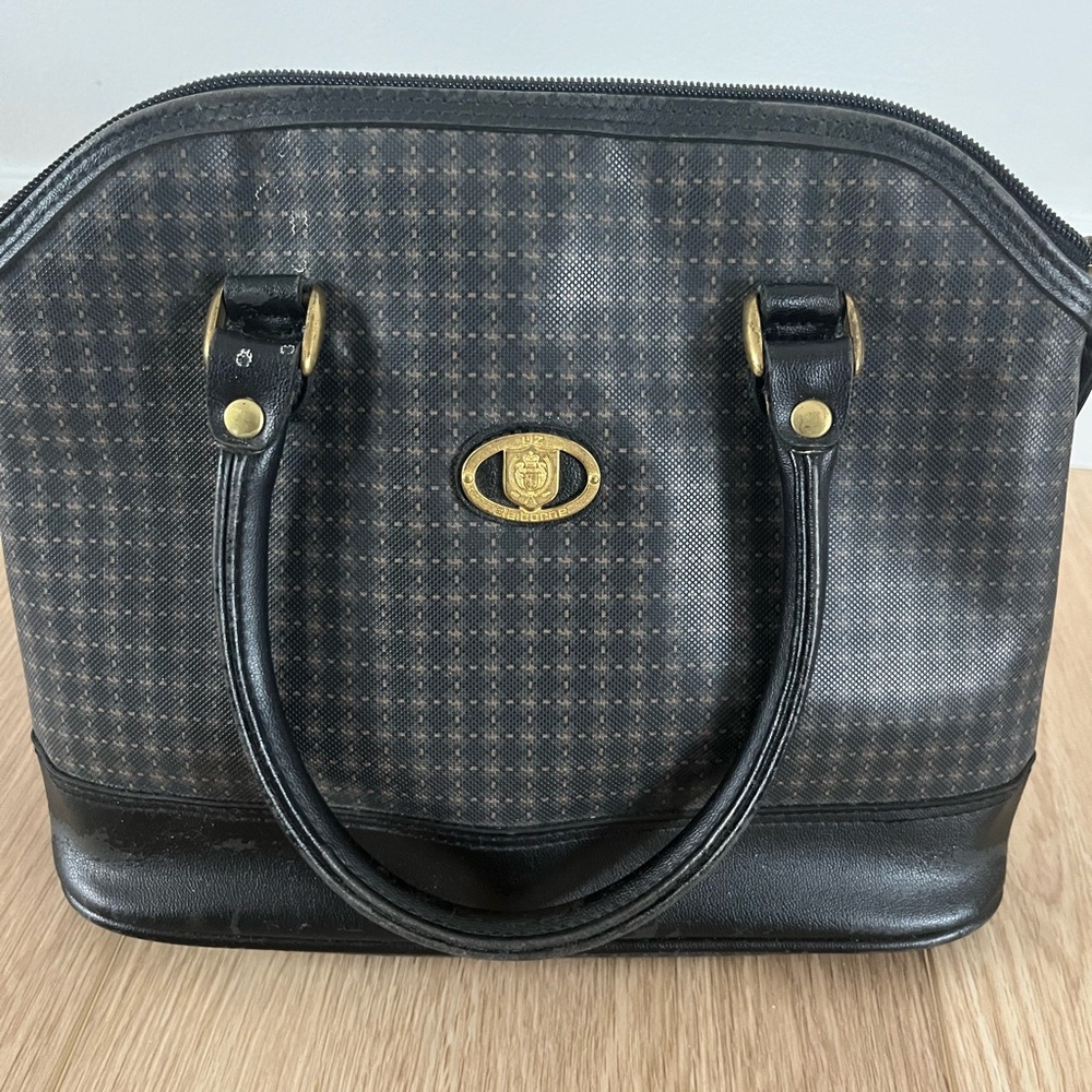 Vintage Liz Claiborne plaid purse